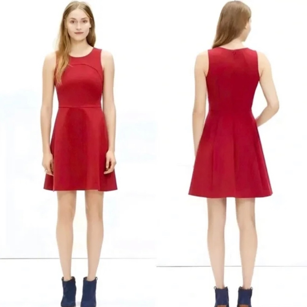 Madewell Adore Dress, Size 6, Red